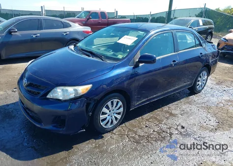 2012 Toyota Corolla Le z USA, uszkodzony, nr VIN 2T1BU4EE9CC909583